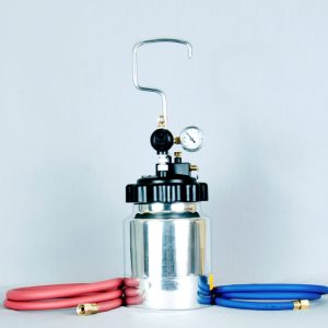 2.5qt wide remote pressurized paint tank